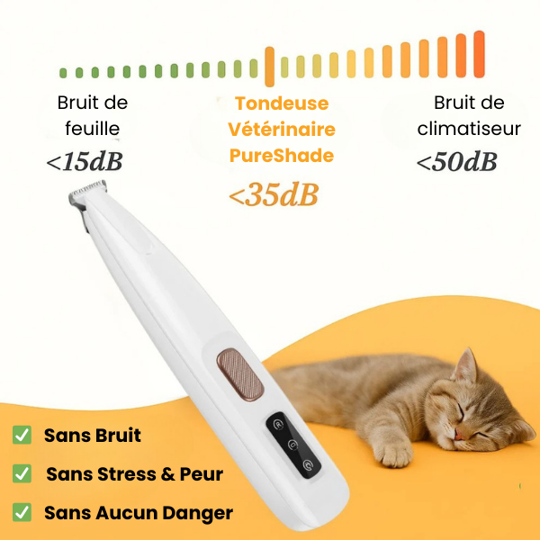 Tondeuse Vétérinaire Ultra-Silencieuse – Chien & Chat